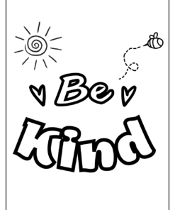 Free Kindness Coloring Pages Printable for Free Download