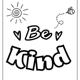 Free Kindness Coloring Pages Printable for Free Download