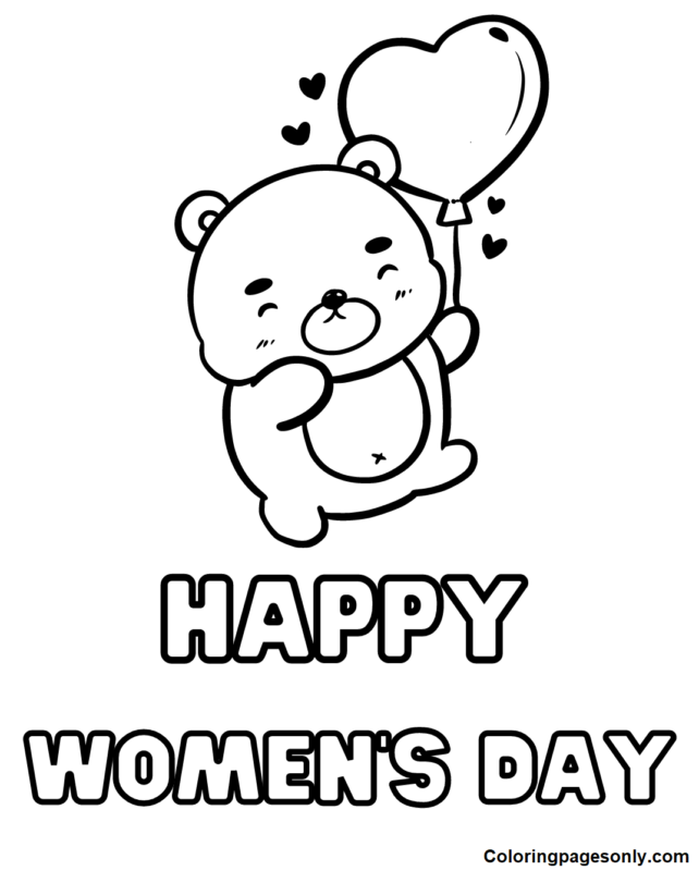 Womens day Coloring Pages Printable for Free Download