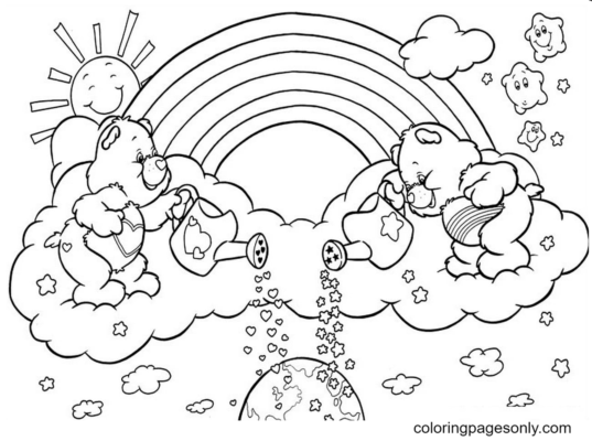 Rainbow Coloring Pages Printable for Free Download