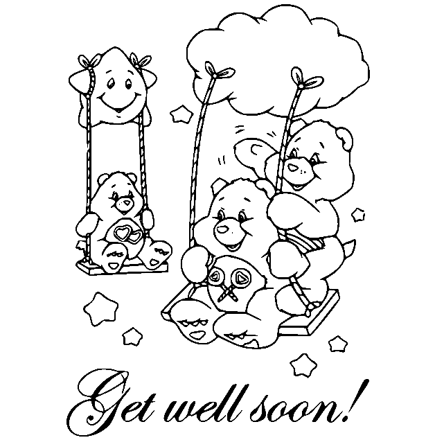 Get Well Soon coloring page  Free Printable Coloring Pages
