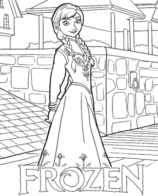 Anna Coloring Pages Printable for Free Download