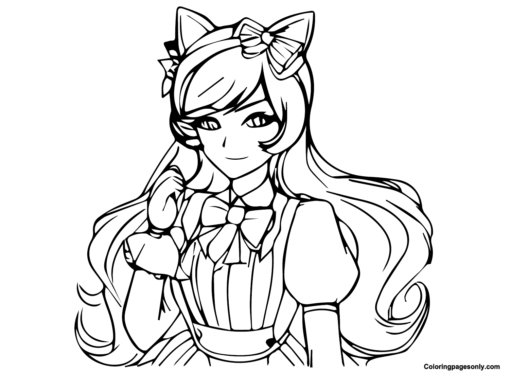 Aphmau Coloring Pages Printable for Free Download