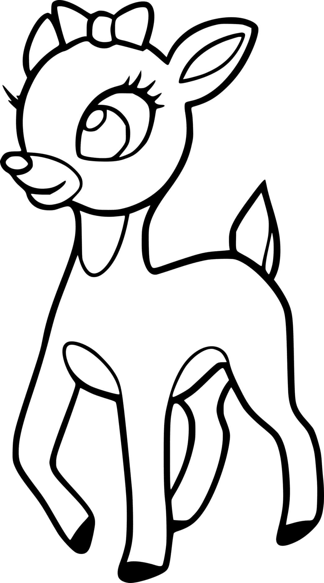 Deer Coloring Pages Printable for Free Download
