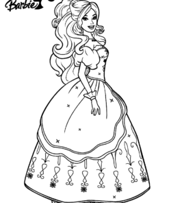 Barbie Coloring Pages Printable for Free Download