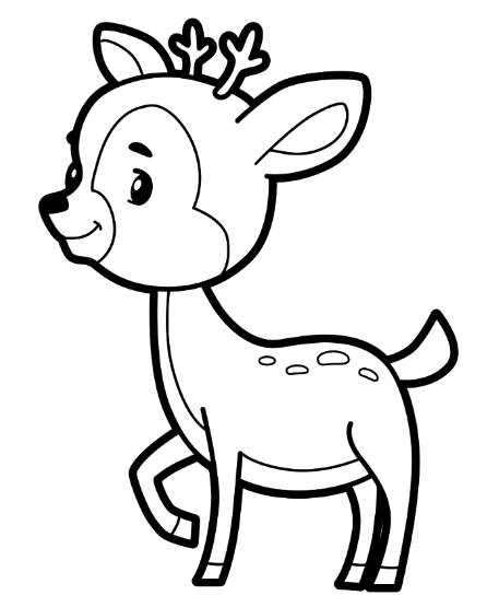 Deer Coloring Pages Printable for Free Download