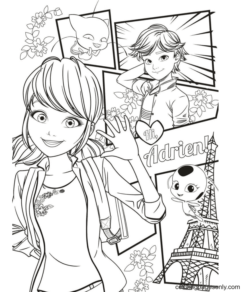 New Miraculous coloring game