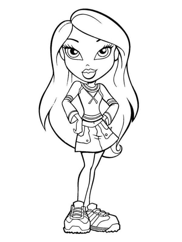 Bratz Coloring Book: Perfect Colouring Pages For Kids And Adults