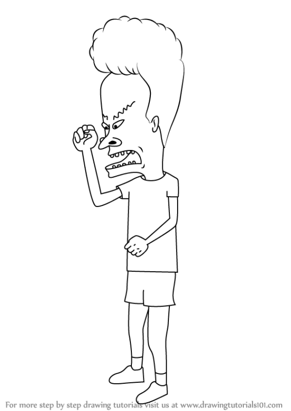 beavis and butt head do the universe coloring page ideas