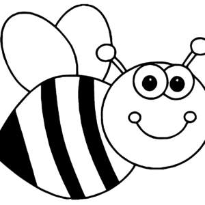 bee coloring pages