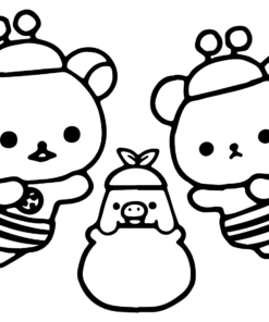 Rilakkuma Coloring Pages Printable for Free Download