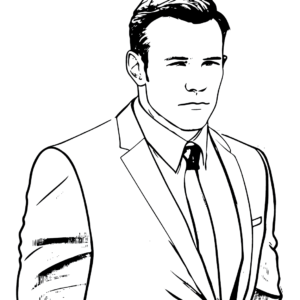 Ben Affleck Coloring Pages Printable for Free Download