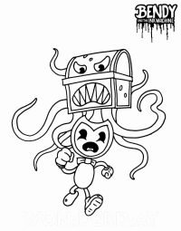 BENDY & THE INK MACHINE NIGHTMARE RUN! Monster Treasure Chest