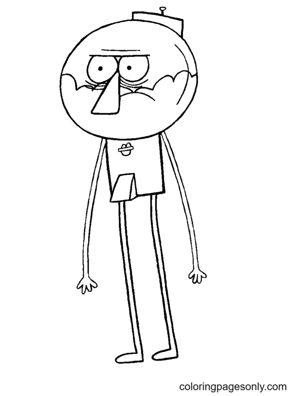 Regular Show Coloring Pages Printable for Free Download