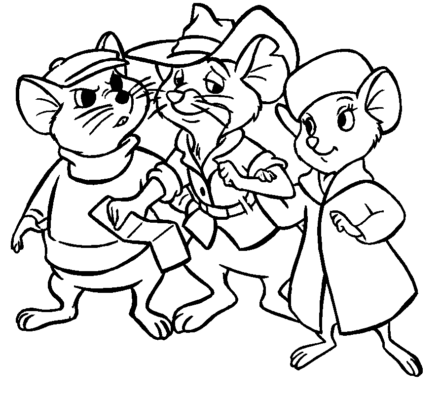 The Rescuers Coloring Pages Printable for Free Download