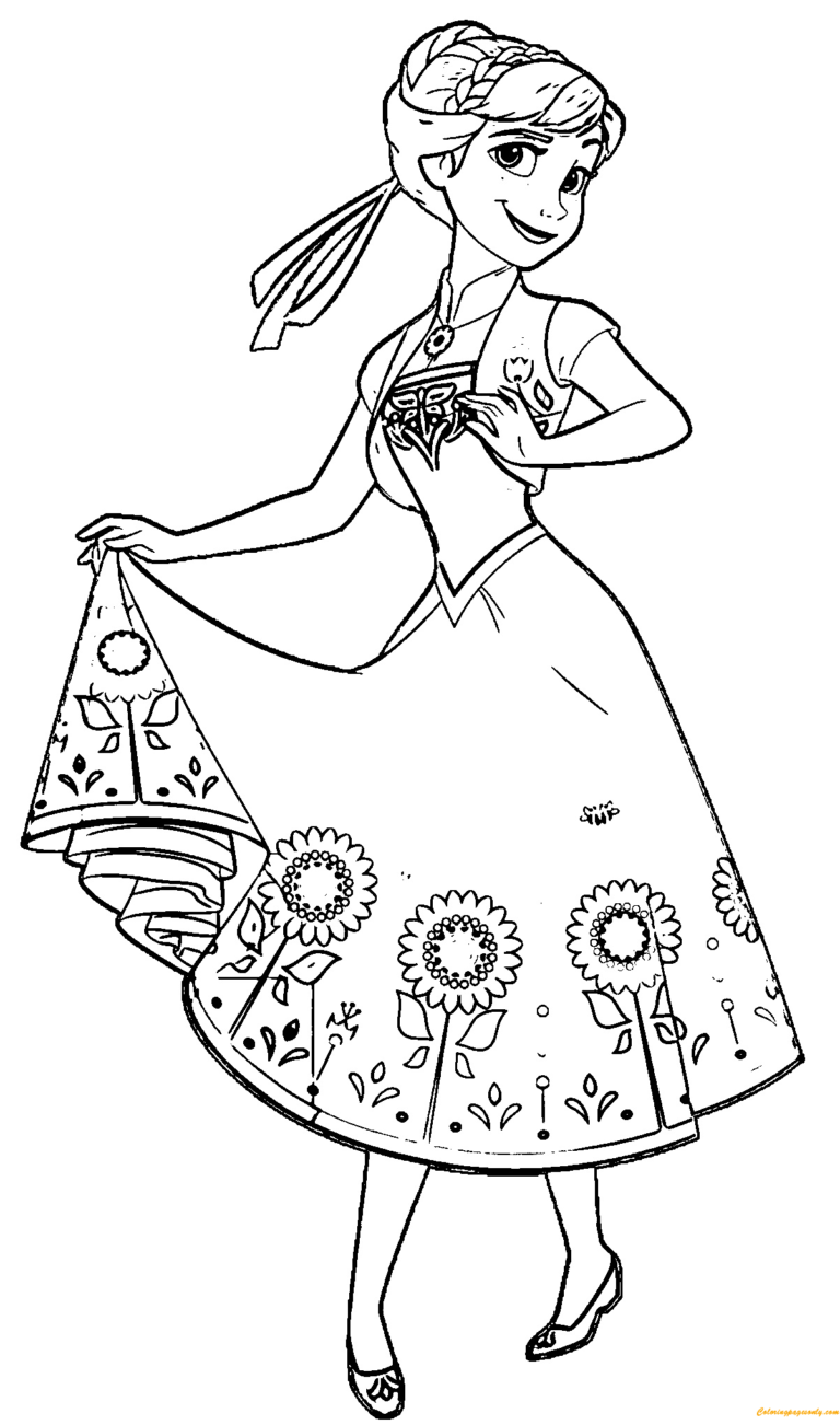 Anna Coloring Pages Printable for Free Download