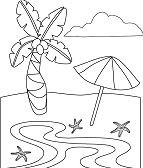 Beach Ball Coloring Pages Printable for Free Download