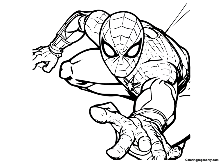 Spidey Coloring Pages Printable for Free Download