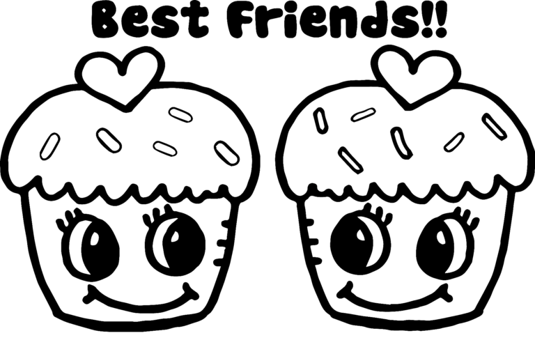 BFF Coloring Pages Printable for Free Download