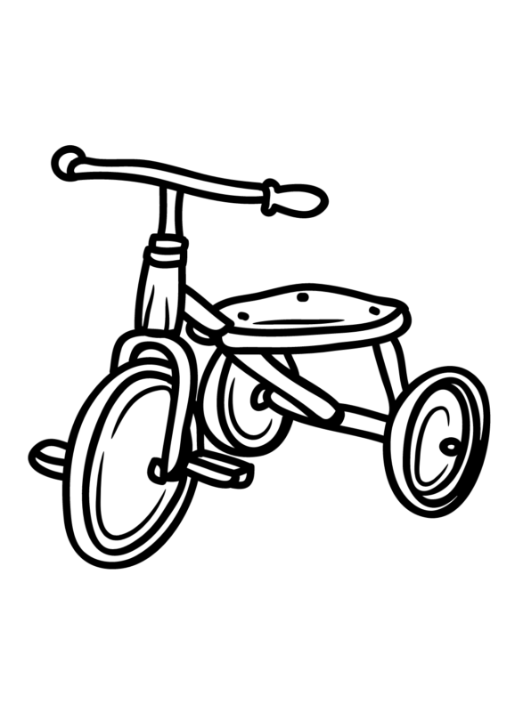 Bicycle Coloring Pages Printable for Free Download