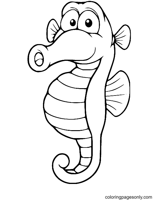 Seahorse Coloring Pages Printable for Free Download