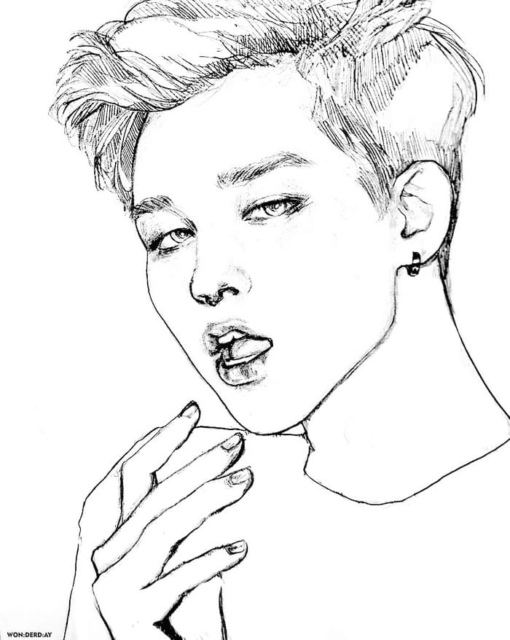 BTS Coloring Pages Printable for Free Download