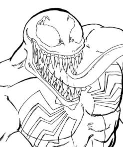 Venom Coloring Pages Printable for Free Download