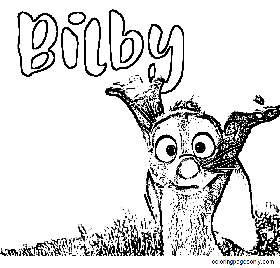 Bilby Coloring Pages Printable for Free Download