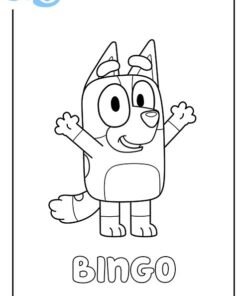 Bluey Coloring Pages Printable for Free Download