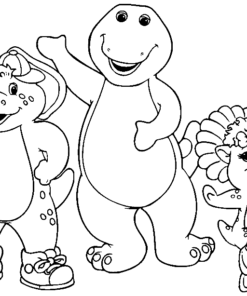 Barney and Friends Coloring Pages Printable for Free Download