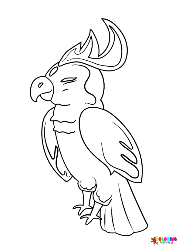 Cockatoo Coloring Pages Printable for Free Download