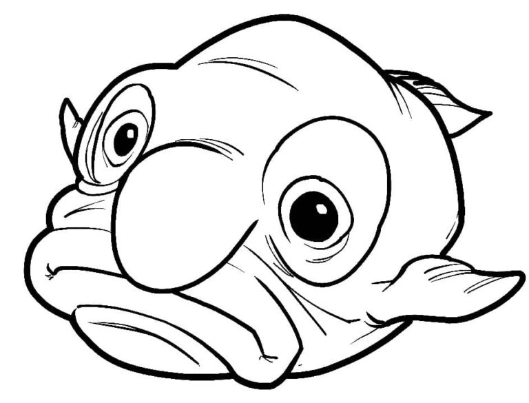 Blobfish Coloring Pages Printable for Free Download