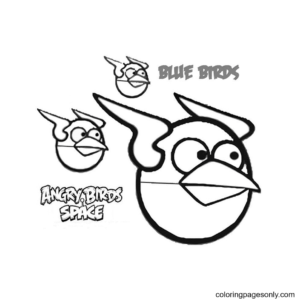 Angry Birds Space Coloring Pages Printable For Free Download