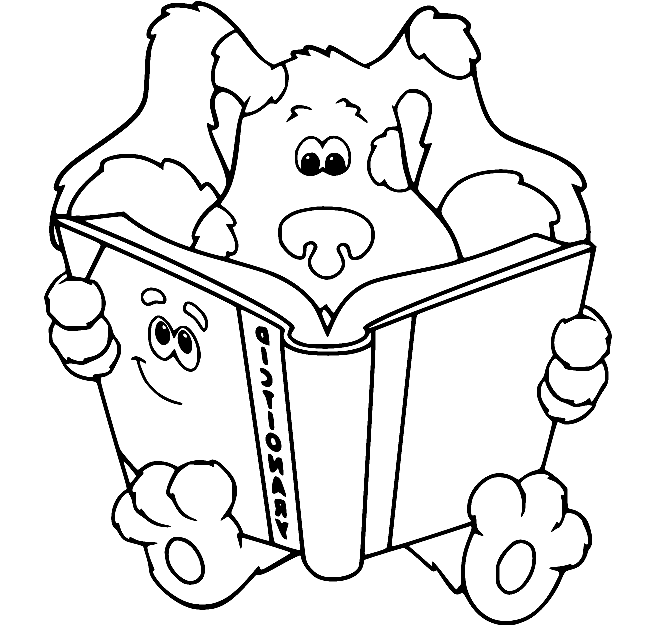 Blue's Clues Coloring Pages Printable for Free Download