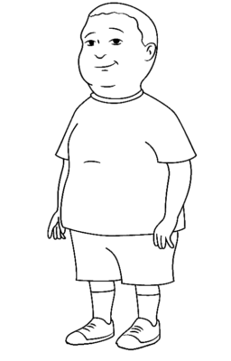 King of the Hill Coloring Pages Printable for Free Download