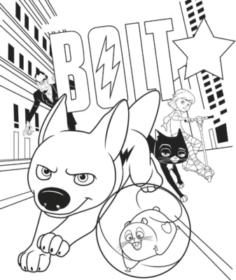Bolt Coloring Pages Printable for Free Download