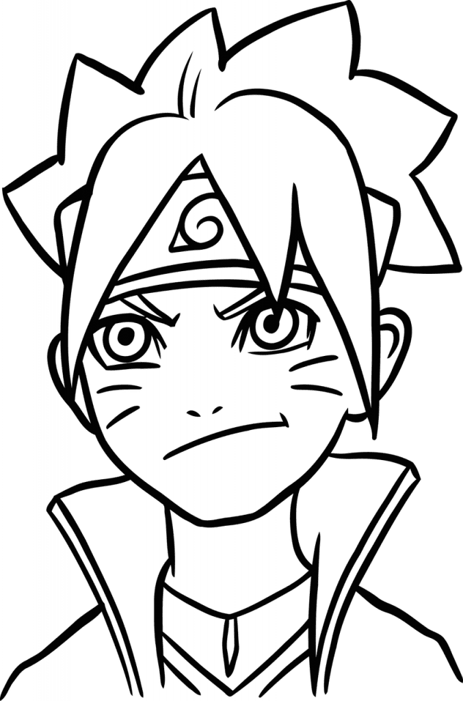 boruto boy Coloring Page - Anime Coloring Pages