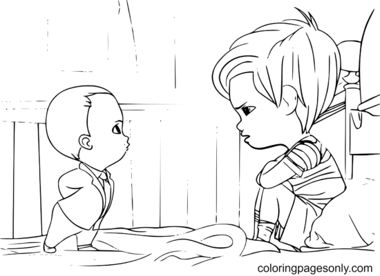 The Boss Baby Coloring Pages Printable for Free Download