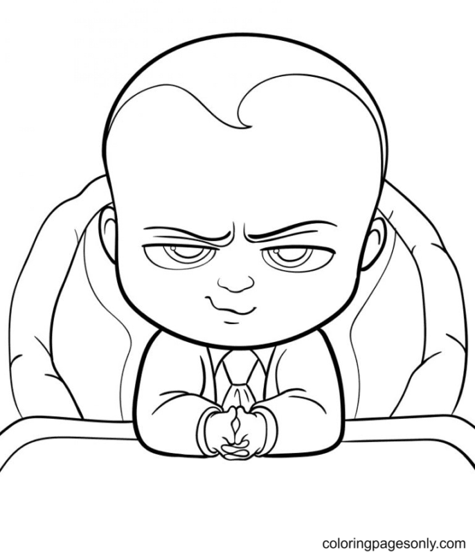 The Boss Baby Coloring Pages Printable for Free Download