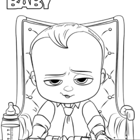 The Boss Baby Coloring Pages Printable for Free Download