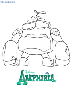 17+ Amphibia Coloring Pages