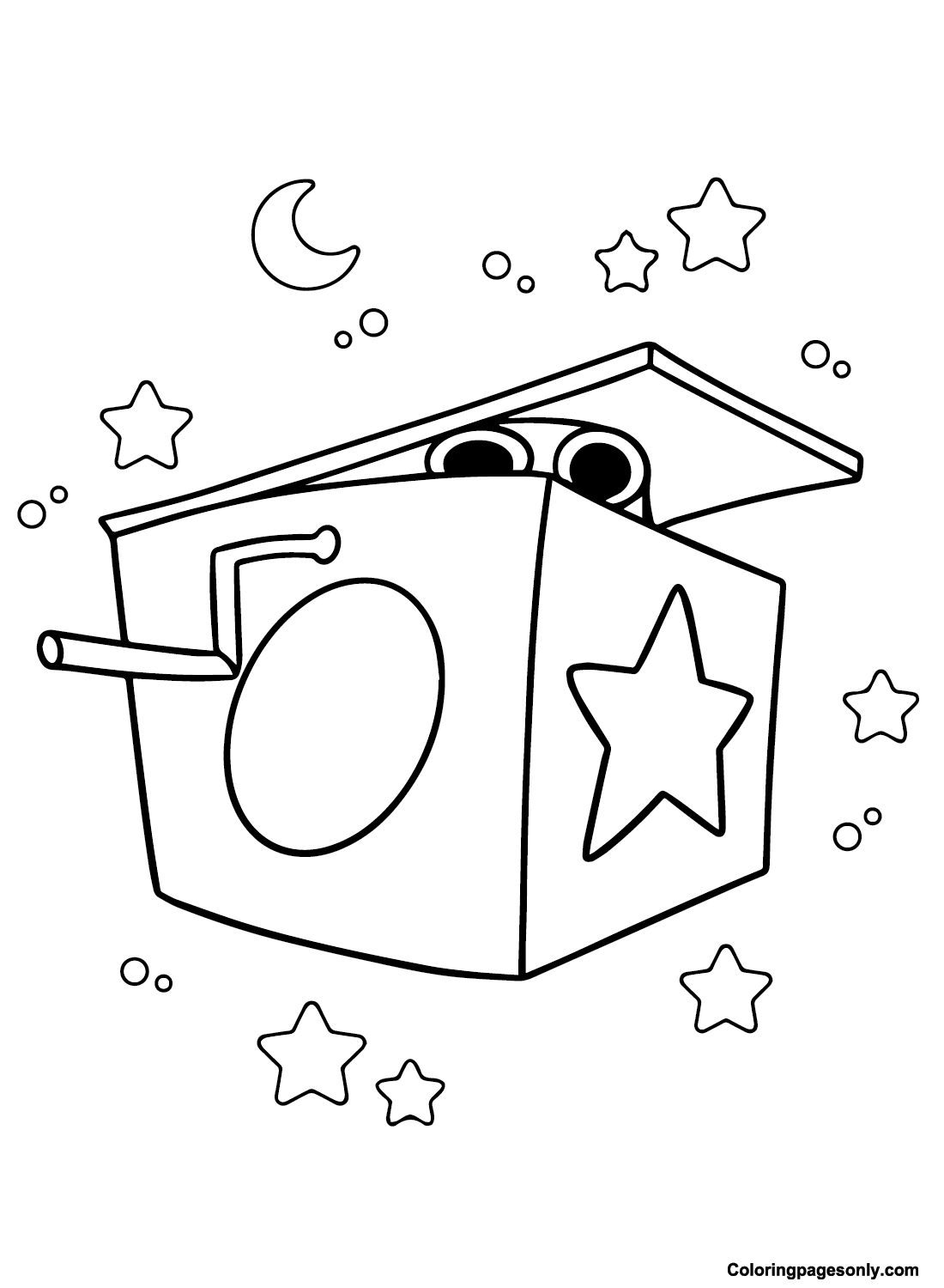 Printable Boxy Boo Coloring Pages Free For Kids And Adults