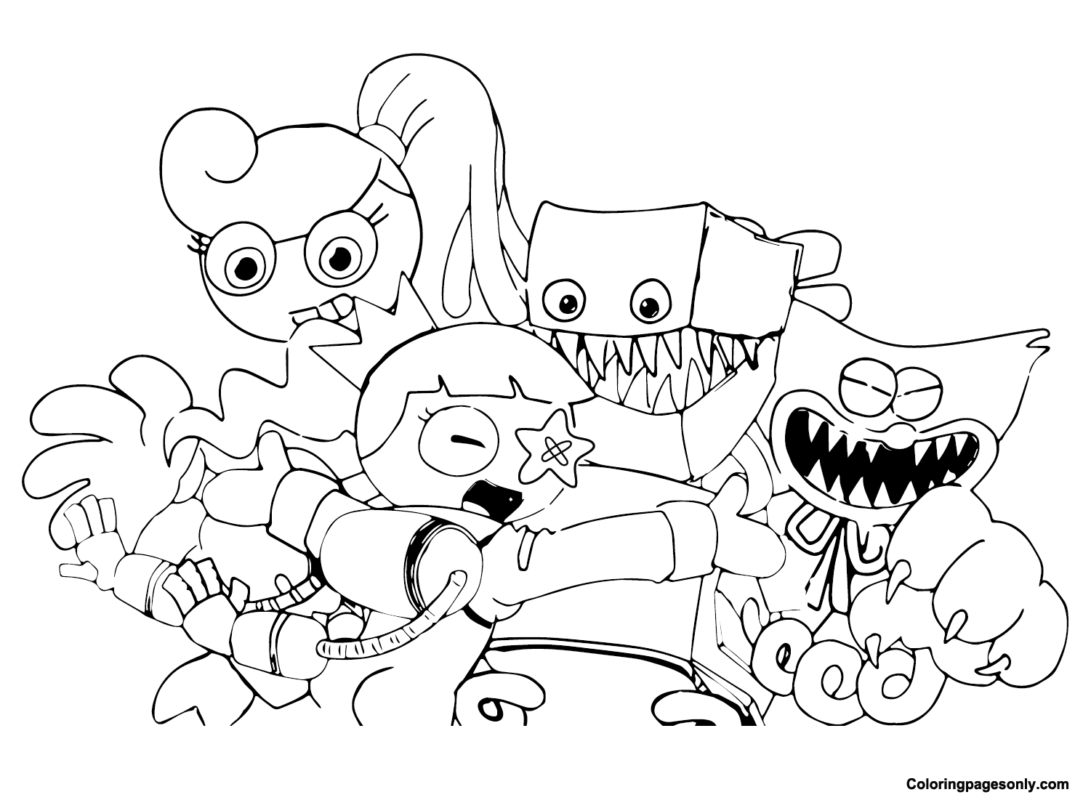 Boxy Boo Coloring Pages Printable for Free Download