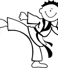 Karate Coloring Pages Printable for Free Download