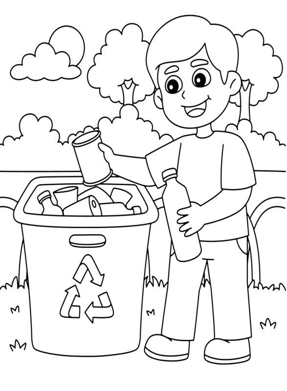 World Environment Day Coloring Pages Printable for Free Download