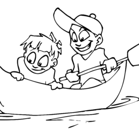 Rowing Coloring Pages Printable for Free Download