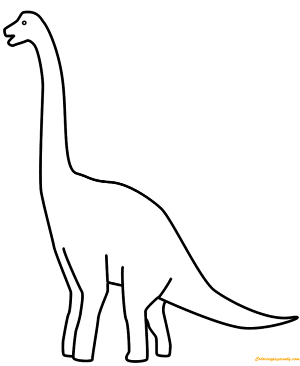 Diplodocus Coloring Pages Printable for Free Download