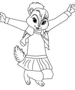 Alvin and the Chipmunks Coloring Pages Printable for Free Download