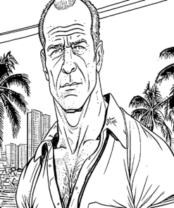 Bruce Willis Coloring Pages Printable for Free Download