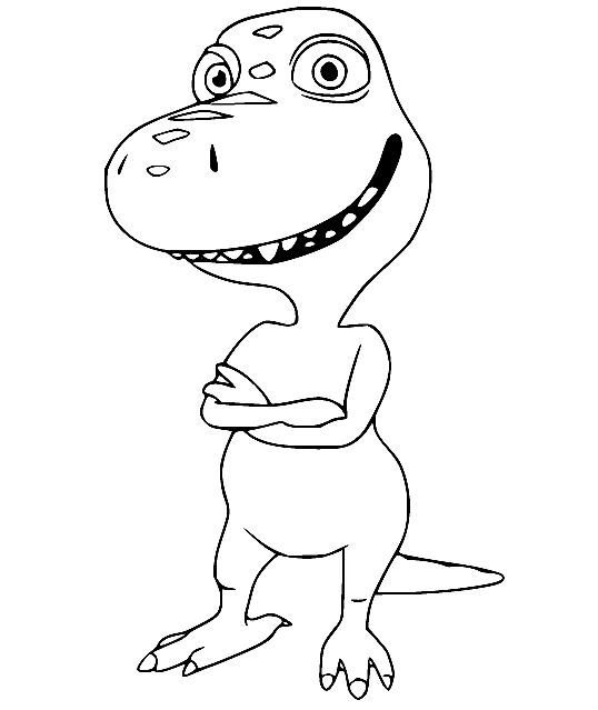 Dinosaur Train Coloring Pages Printable for Free Download